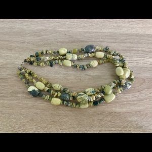 Yellow Brecciated Jasper Necklace
